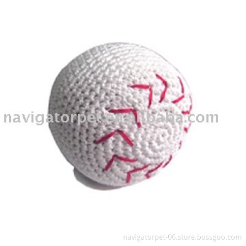 Pet Crochet Football Toy